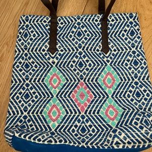 Fabulous beaded summer tote! Used just a few times